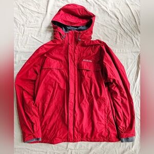 Columbia 4xl Tall Red & Sliver/Grey Winter Coat